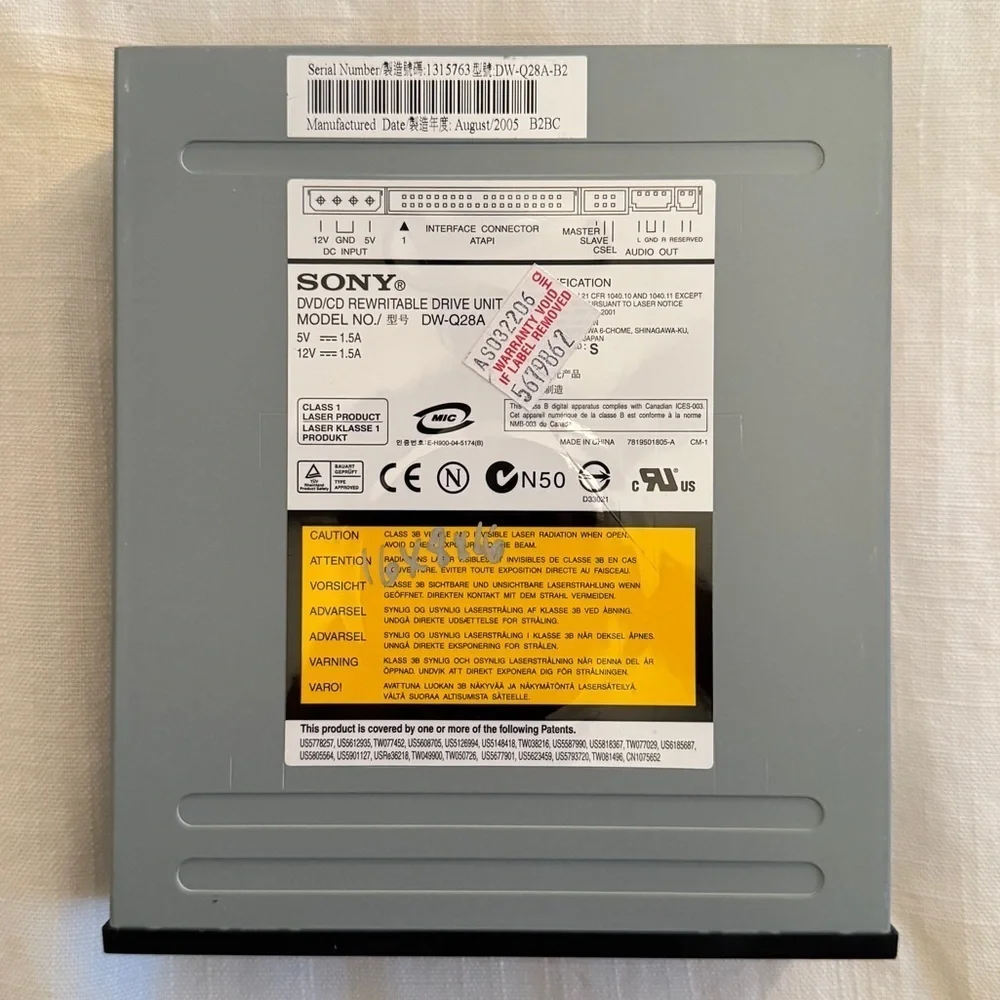 Sony Compact Disc DVD + ReWritable, Ultra Speed